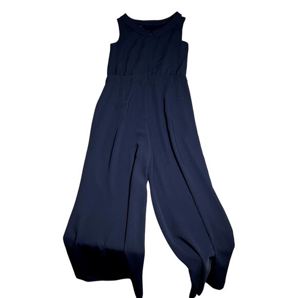 Boden Womens Clarissa Navy Blue Jumpsuit Romper Size 10R - Picture 3 of 7